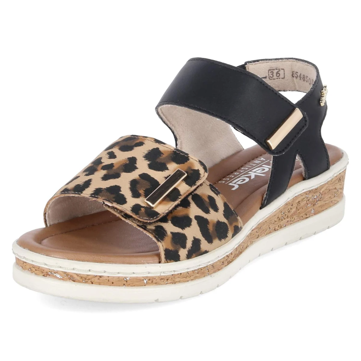 Sandalen - schwarz kombi