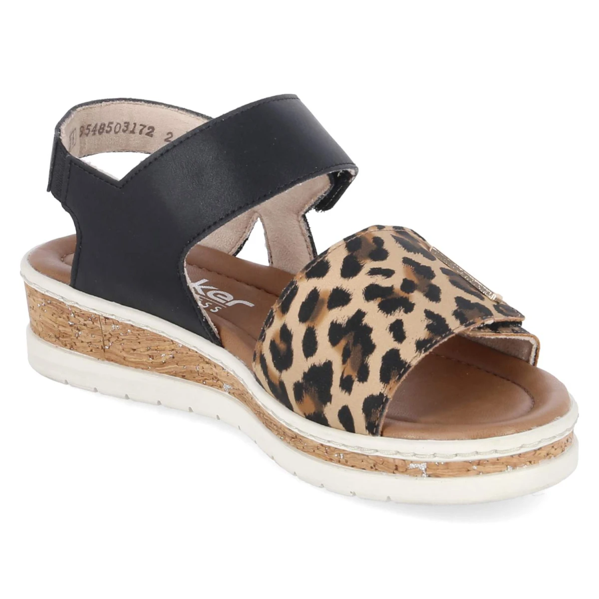 Sandalen - schwarz kombi