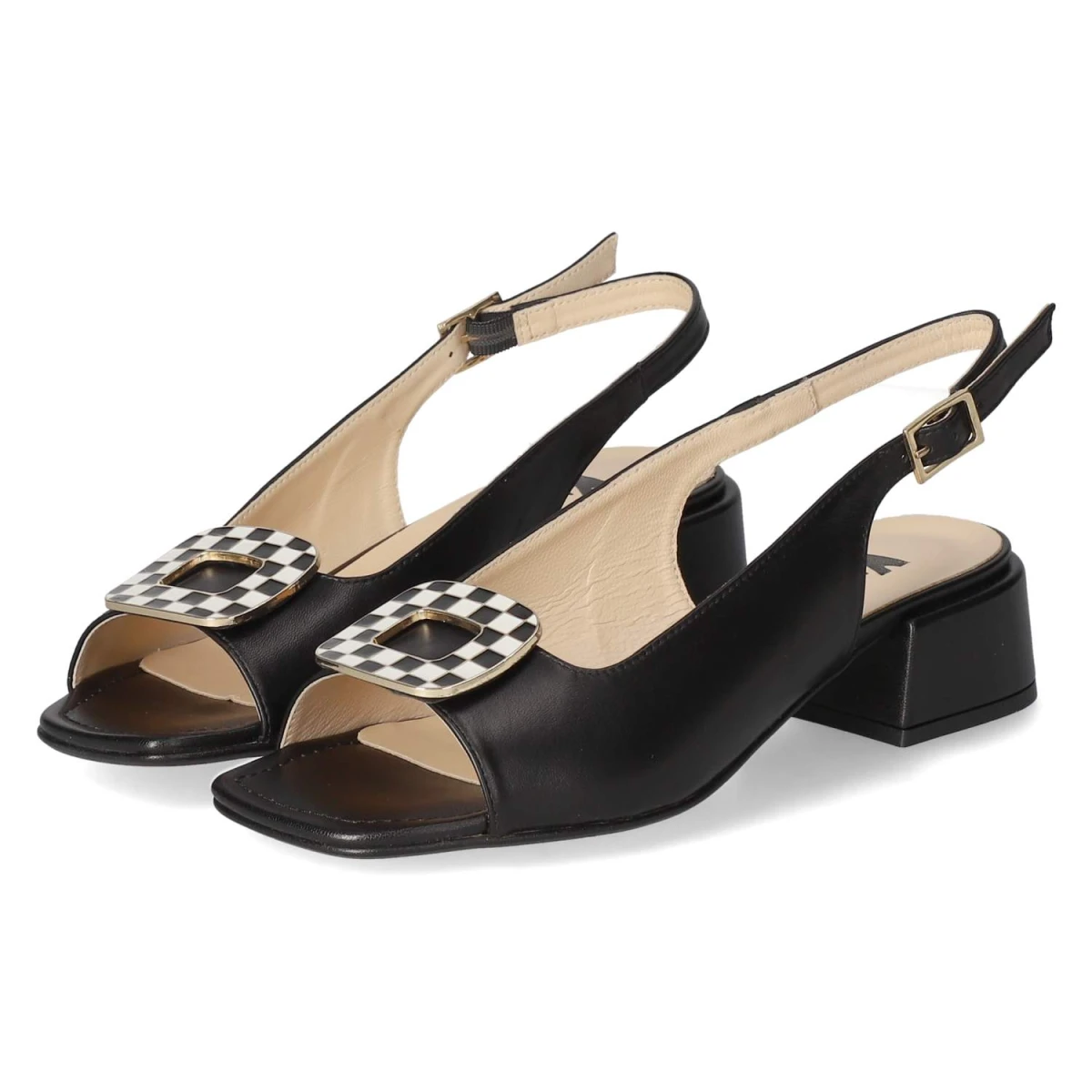 Slingsandaletten - schwarz