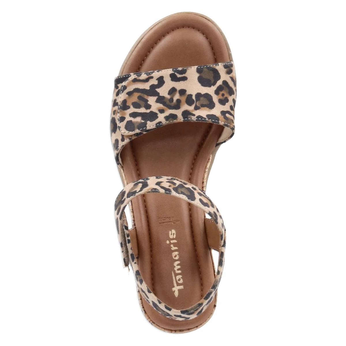 Keilsandaletten - leopard