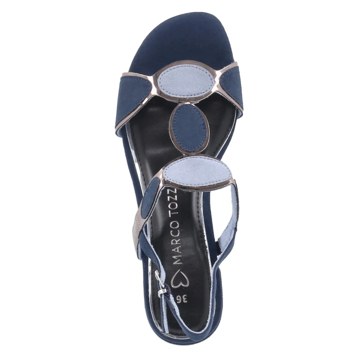 Sandaletten - NAVY COMB