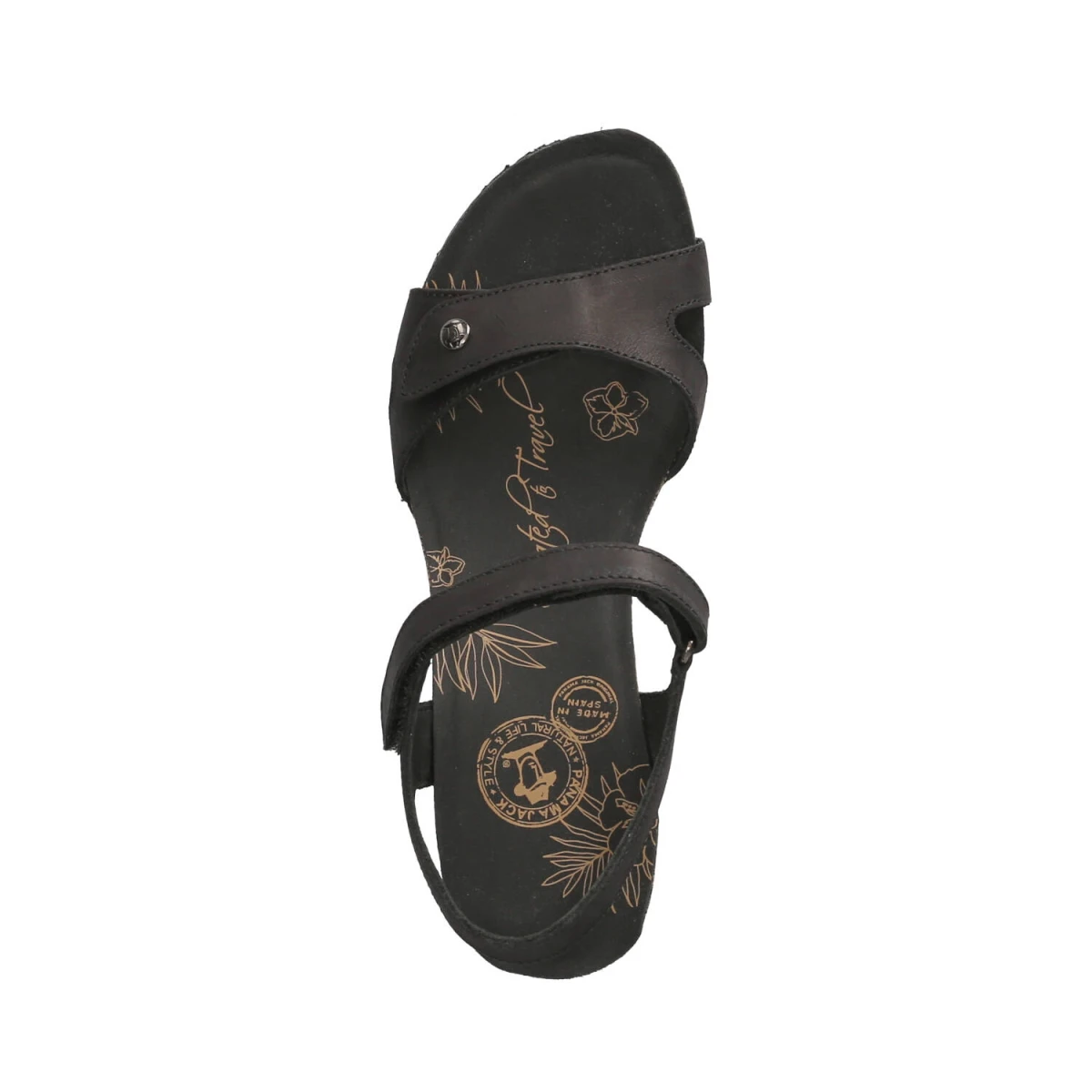 Keilsandaletten JULIA - black