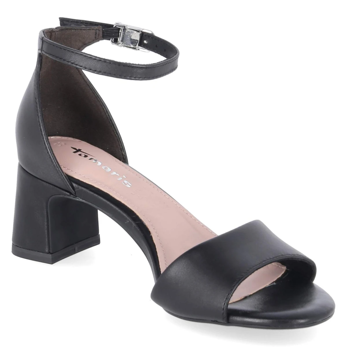 Riemchensandaletten - BLACK LEATHER