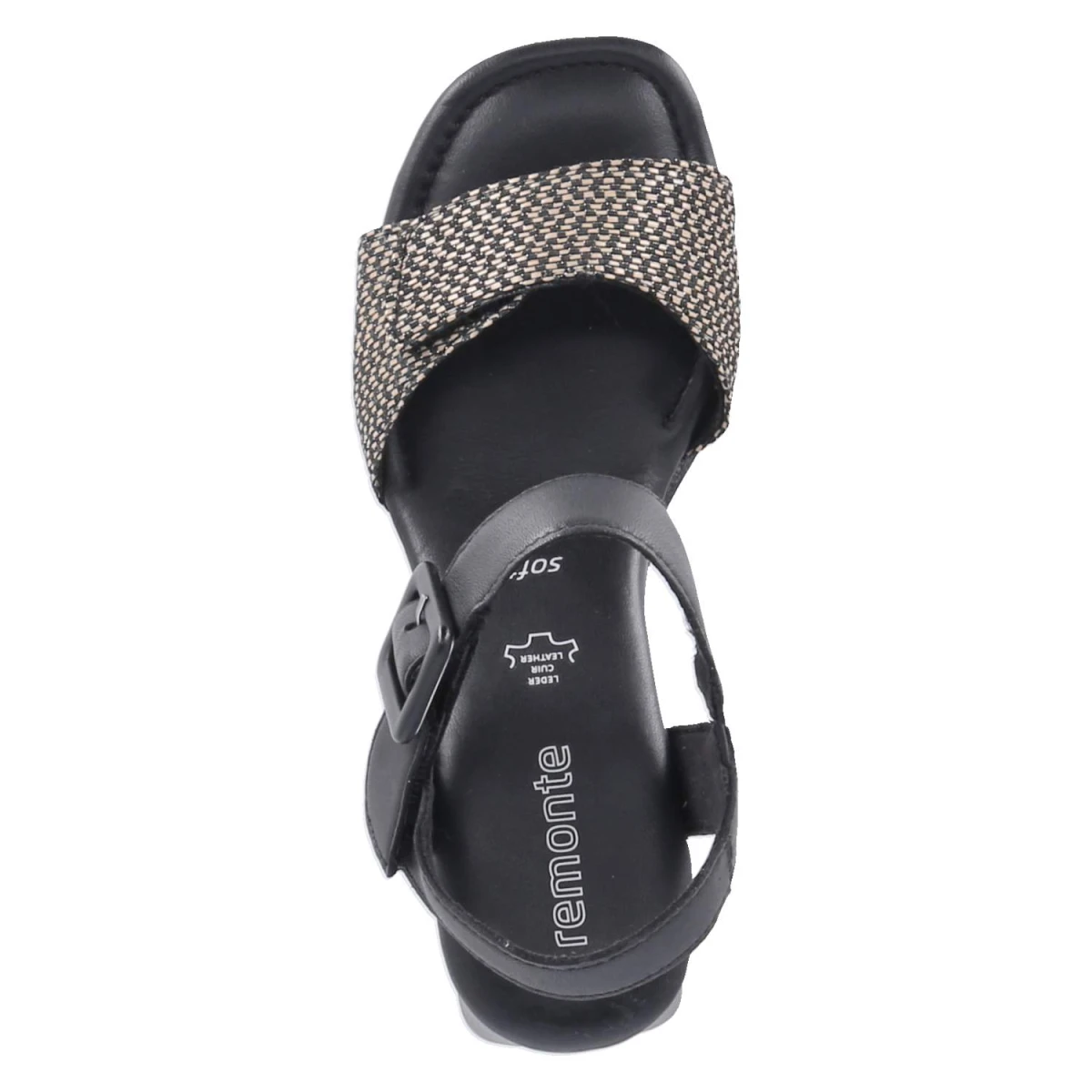 Sandaletten - schwarz kombi