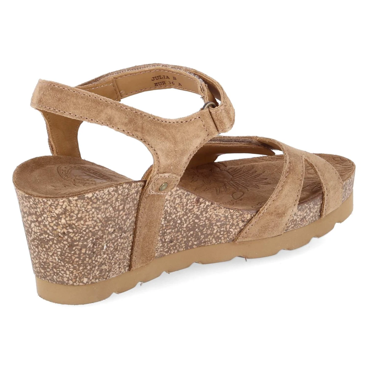 Keilsandaletten JULIA B74 - cuero/bark