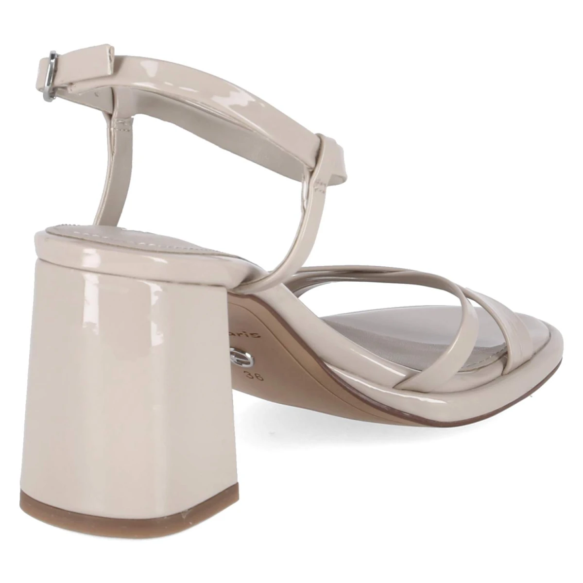 Sandaletten - BEIGE PATENT