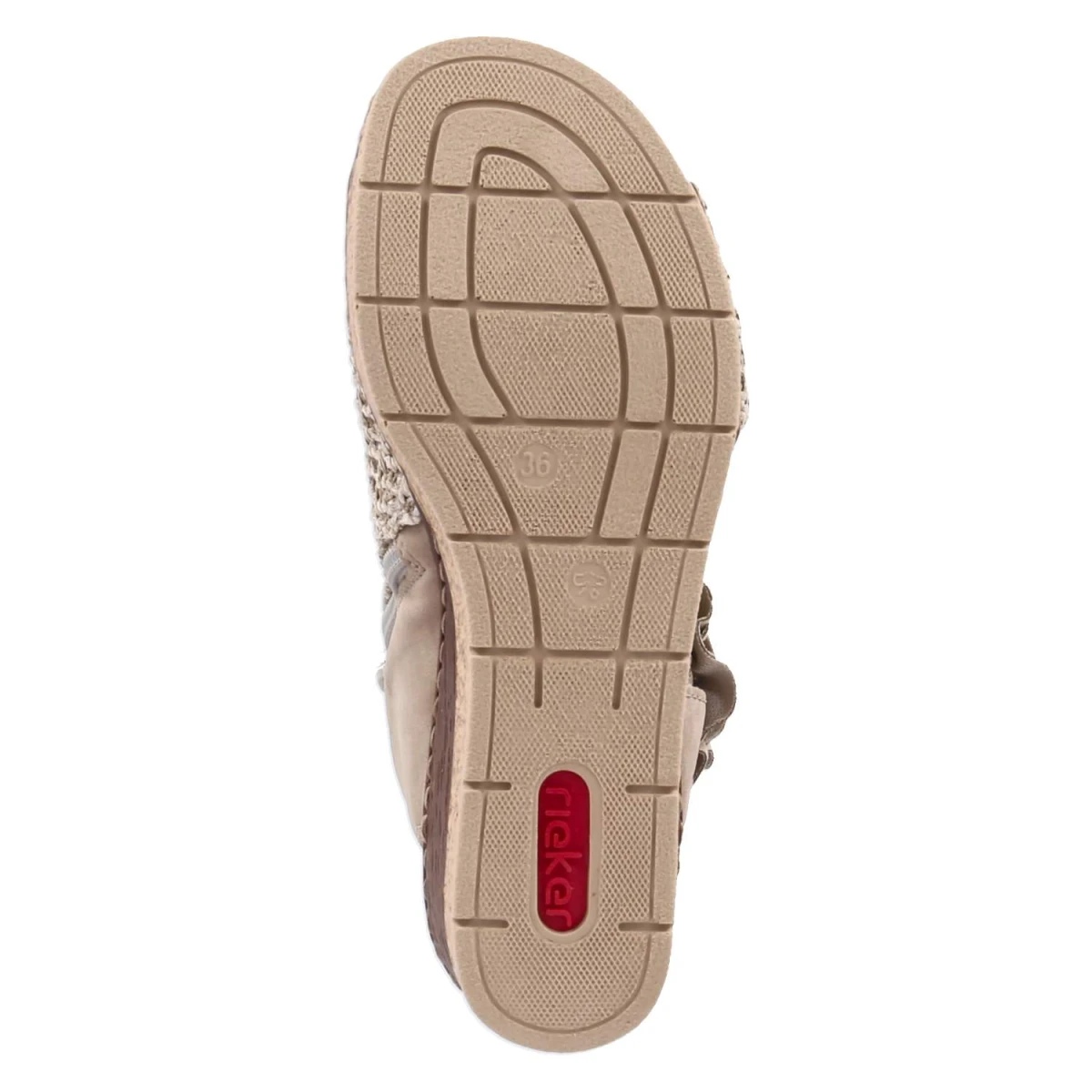 Schaftsandaletten - beige