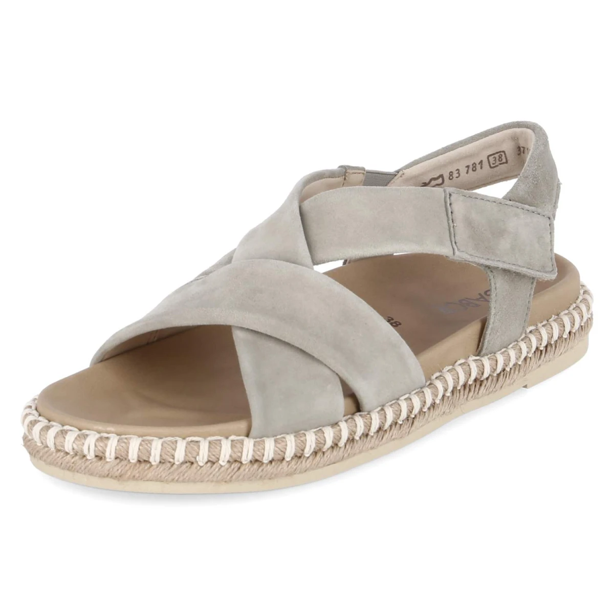 Espadrilles-Sandalen - schilf