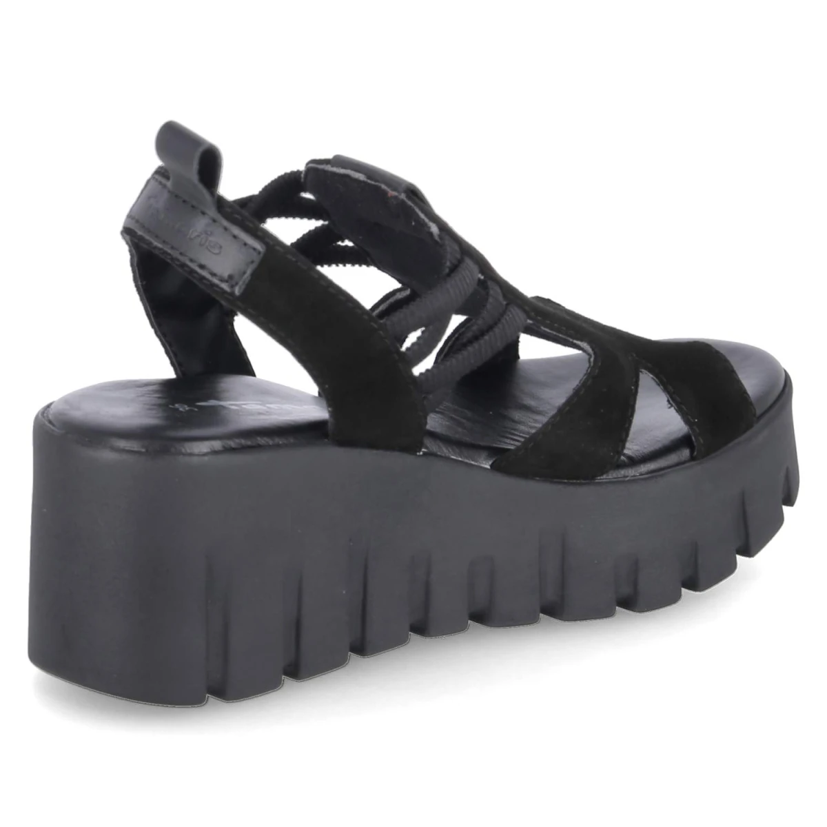 Keilsandaletten - black