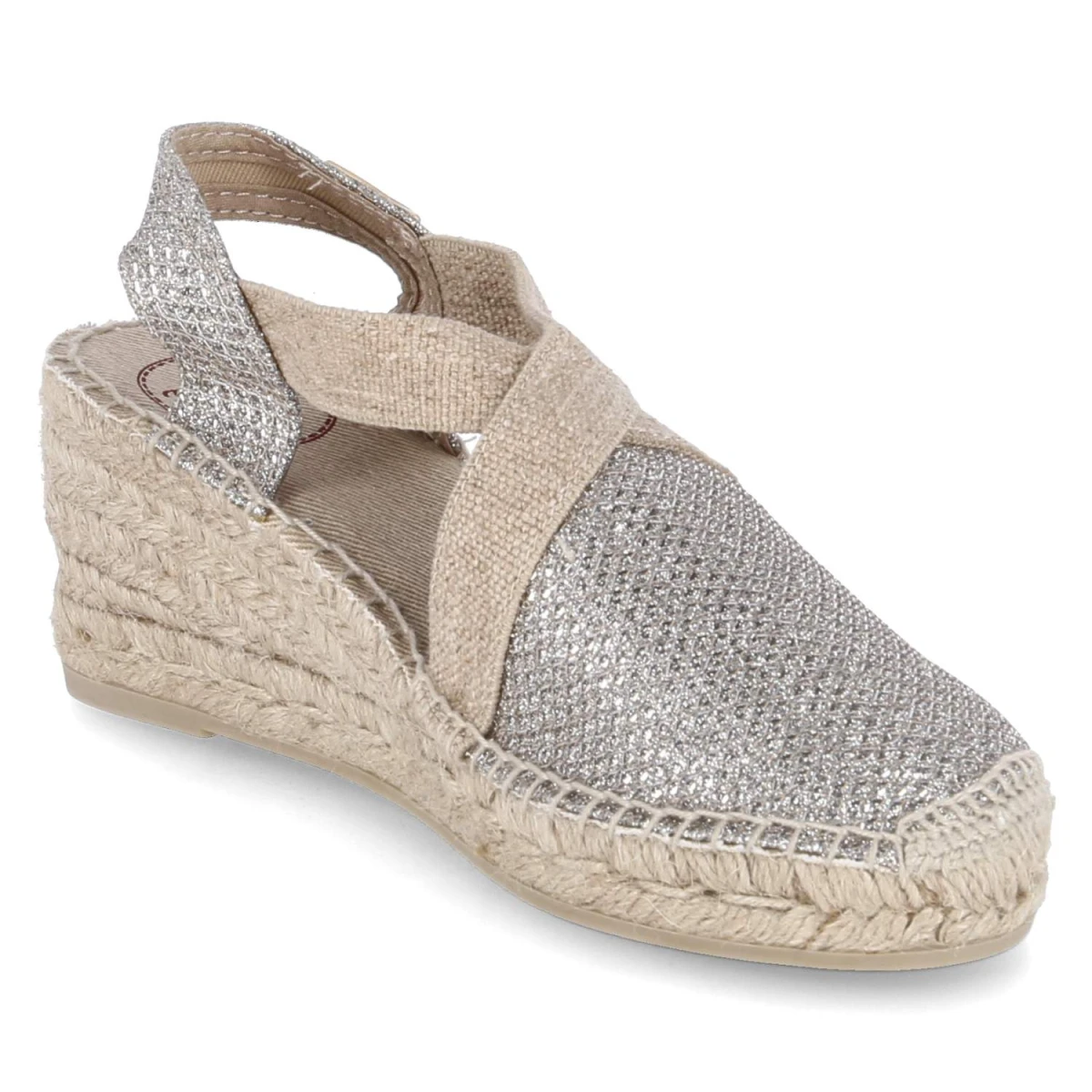 Espadrille-Sandaletten TRITON - platinum