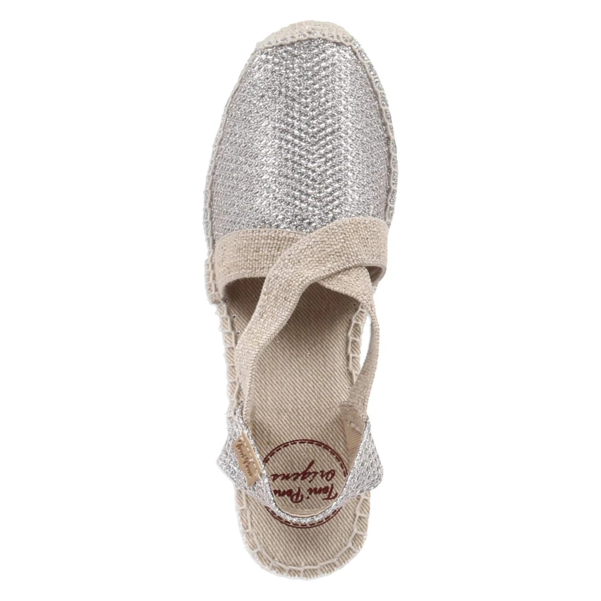 Espadrille-Sandaletten TRITON - platinum
