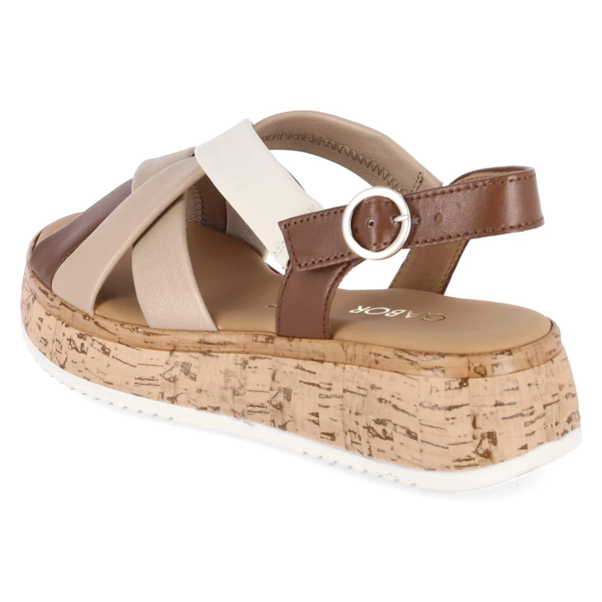 Sandalen - cognac/pan(S.Kork)