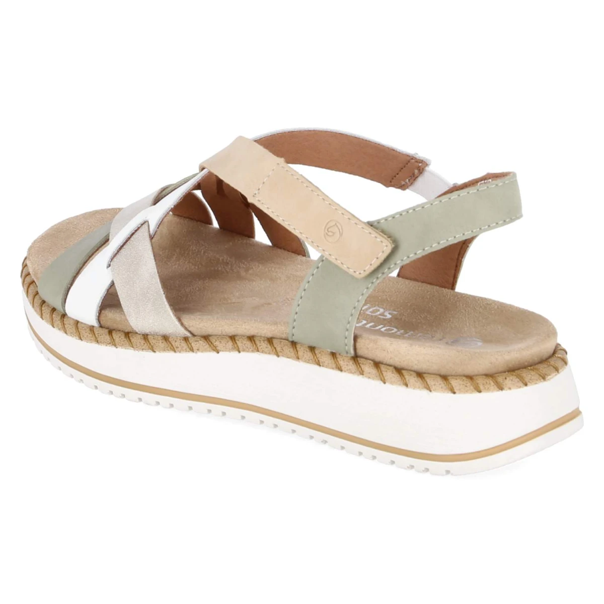 Sandalen - grün kombi