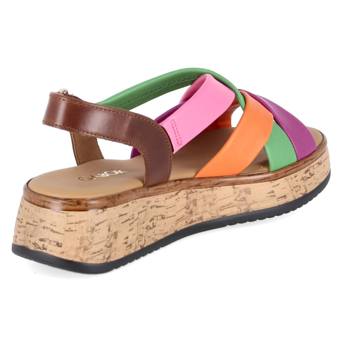 Sandalen - carrot/cam(S.Kork)