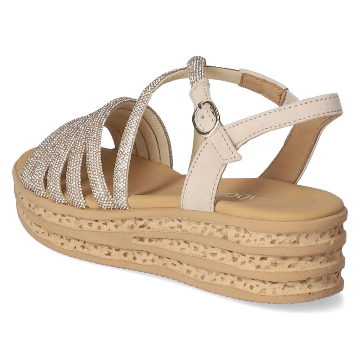 Sandalen - platino/oak