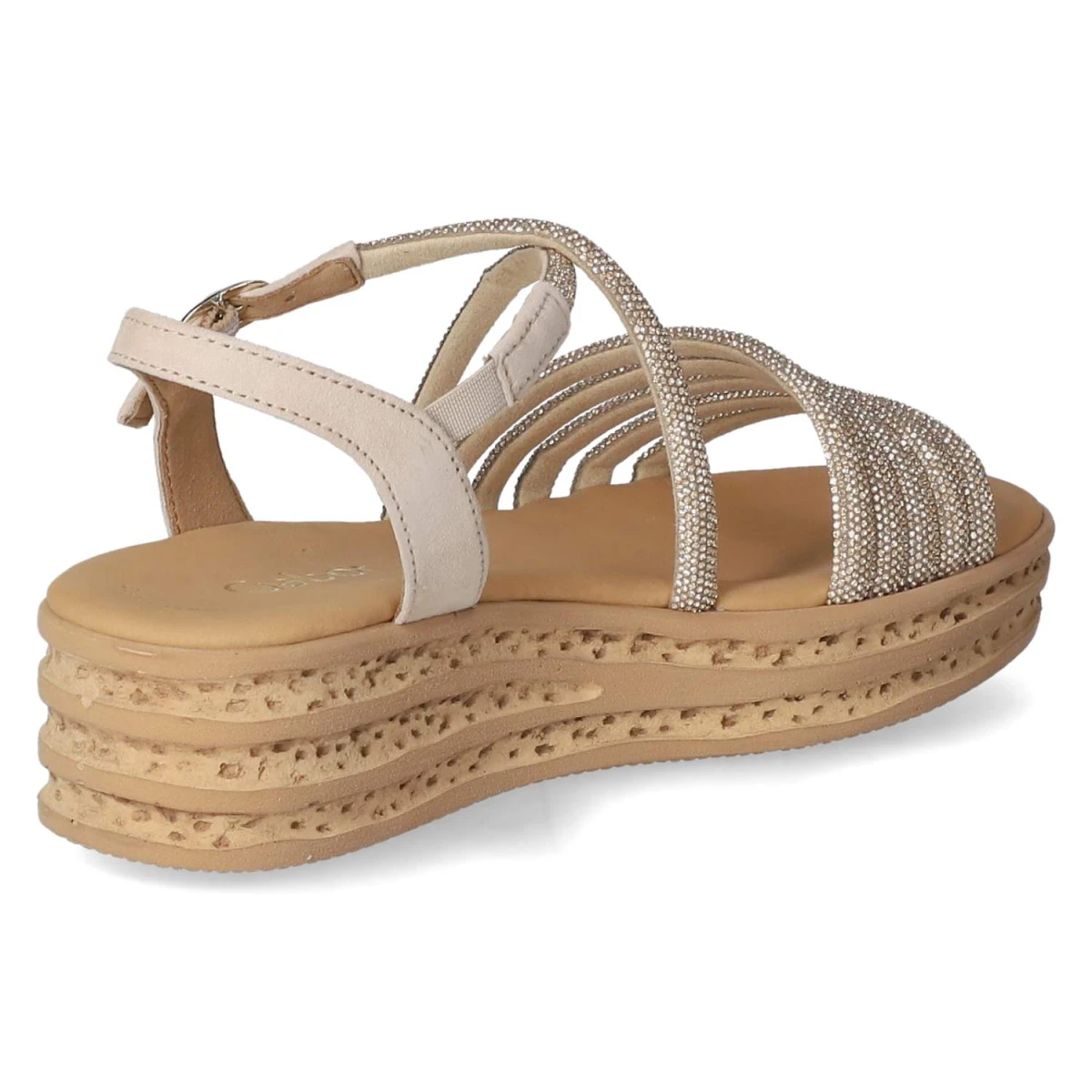 Sandaletten - platino/oak