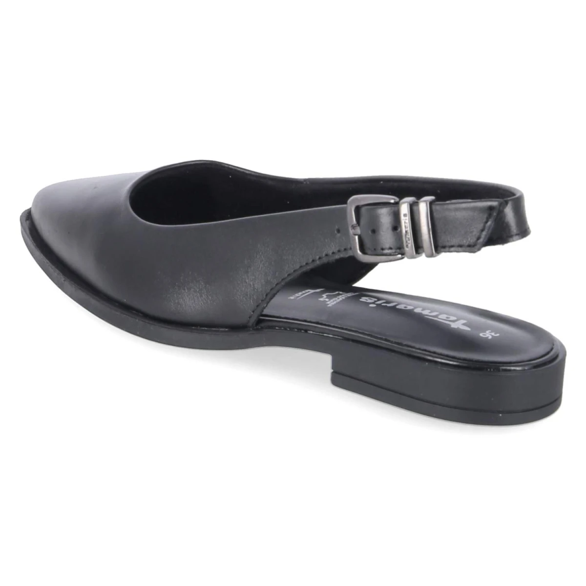Slingpumps - BLACK LEATHER