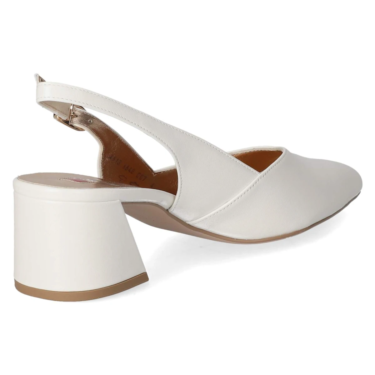 Slingpumps - perlweiß