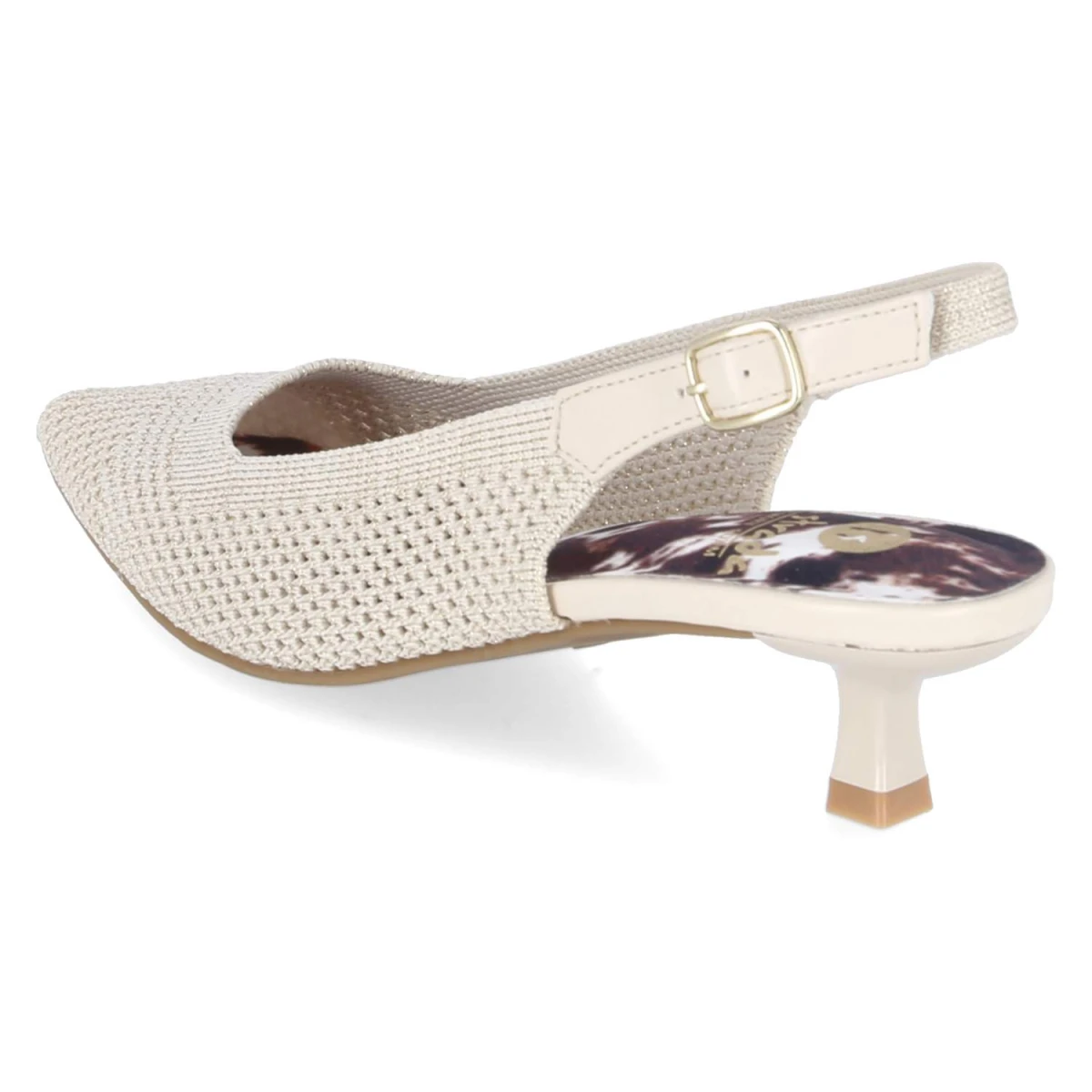 Slingpumps - beige/gold