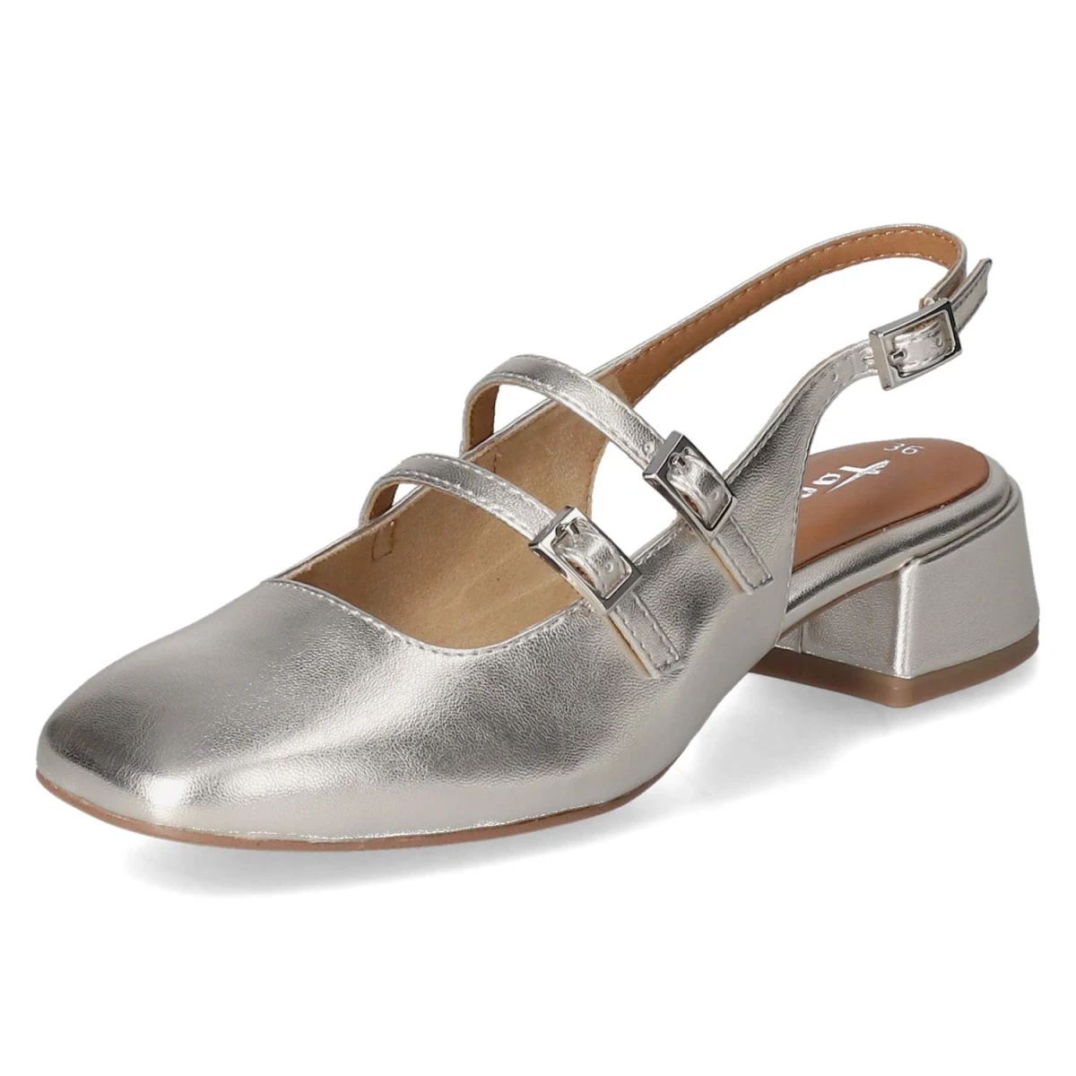 Slingpumps - platinum