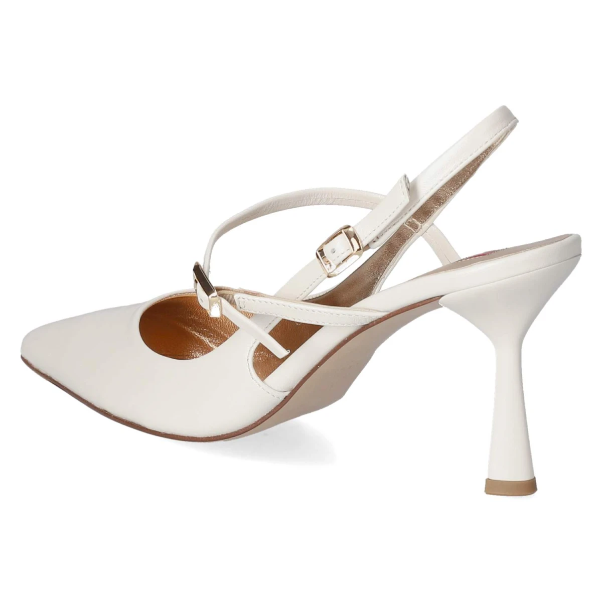 Slingpumps - perlweiß