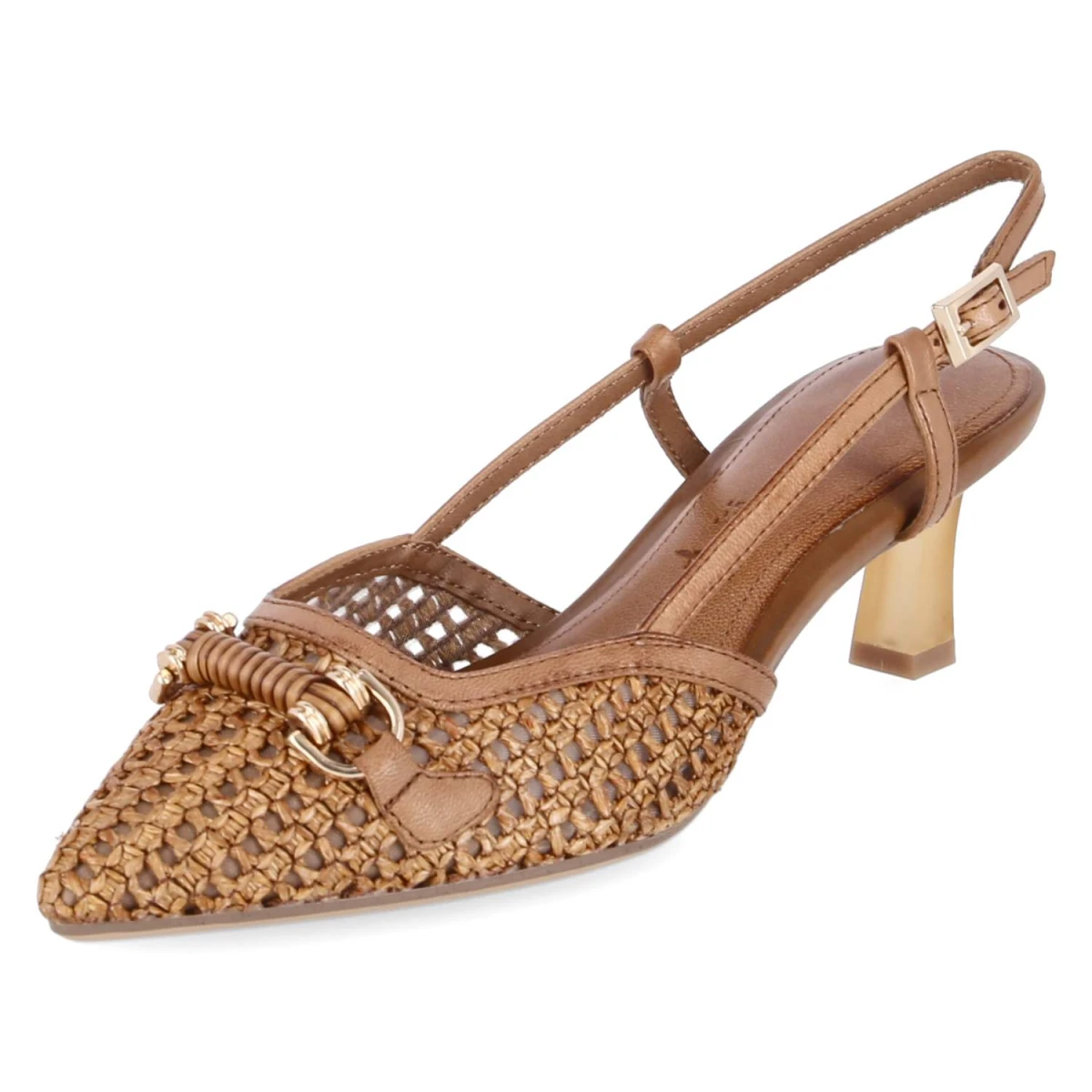 Slingpumps - cognac