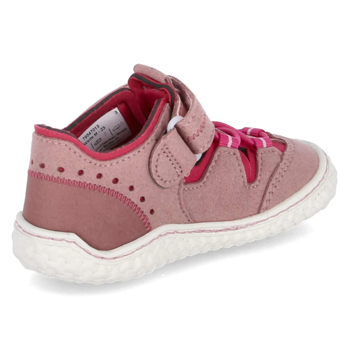 Kletthalbschuhe JERRY - sucre/pink