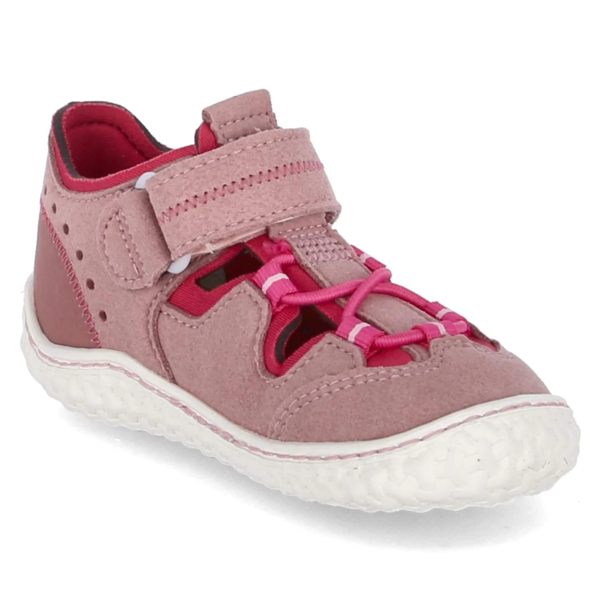 Kletthalbschuhe JERRY - sucre/pink