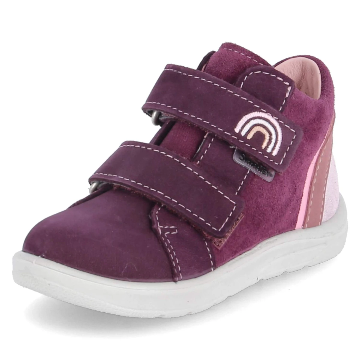 Halbschuhe LARA - merlot/rose