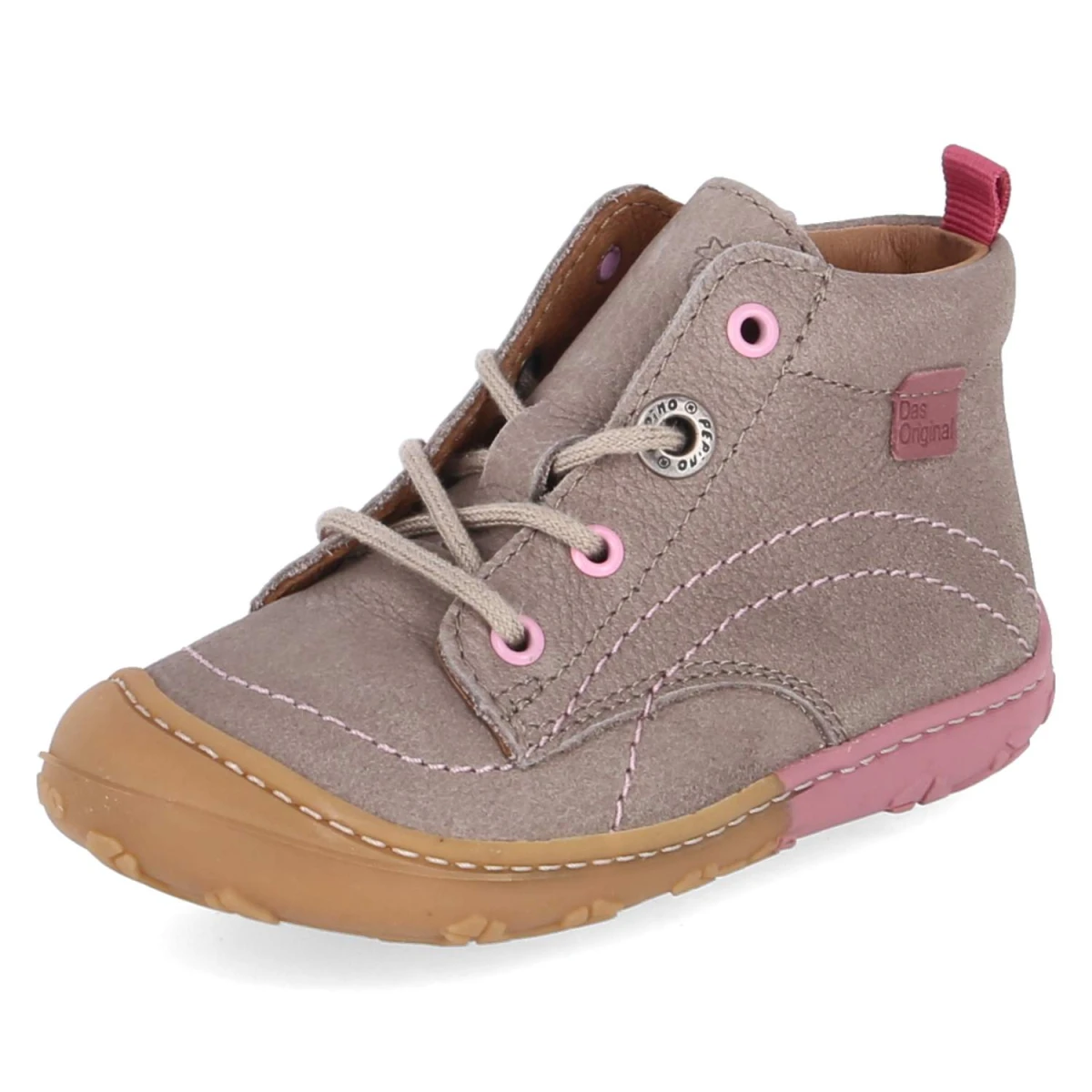 Schnürschuhe JUBY - kies/rosa
