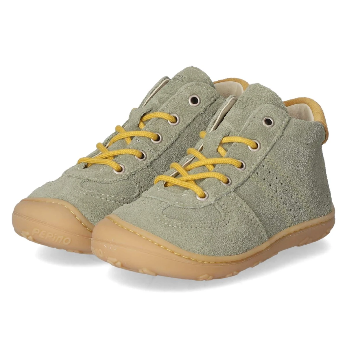 Halbschuhe SAMI - eukalytus/gelb