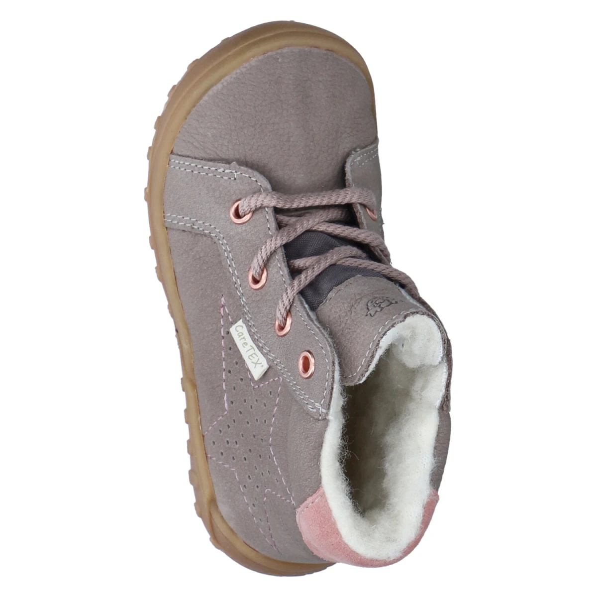 Winterstiefeletten DENNY - kies/rosa