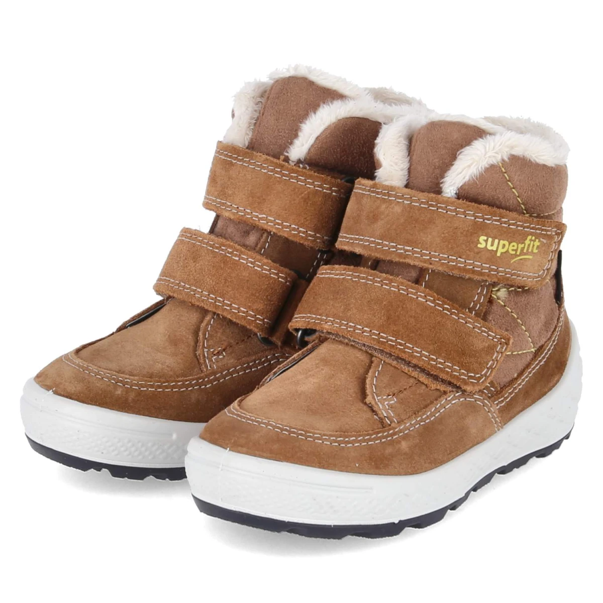Winterstiefeletten GROOVY - BRAUN/GELB