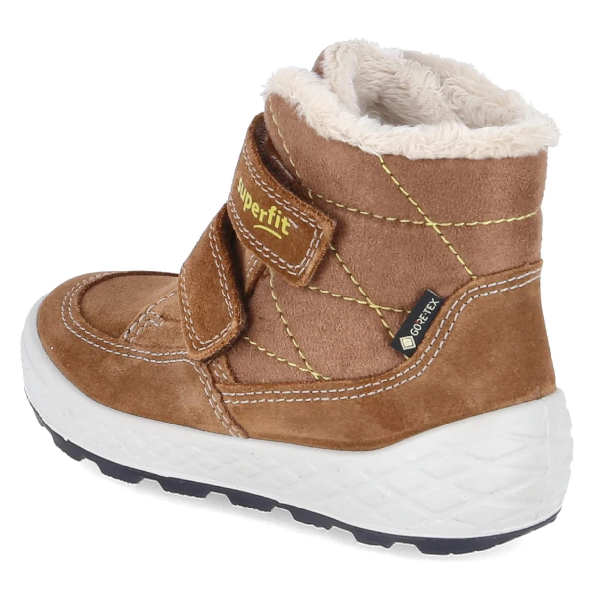 Winterstiefeletten GROOVY - BRAUN/GELB