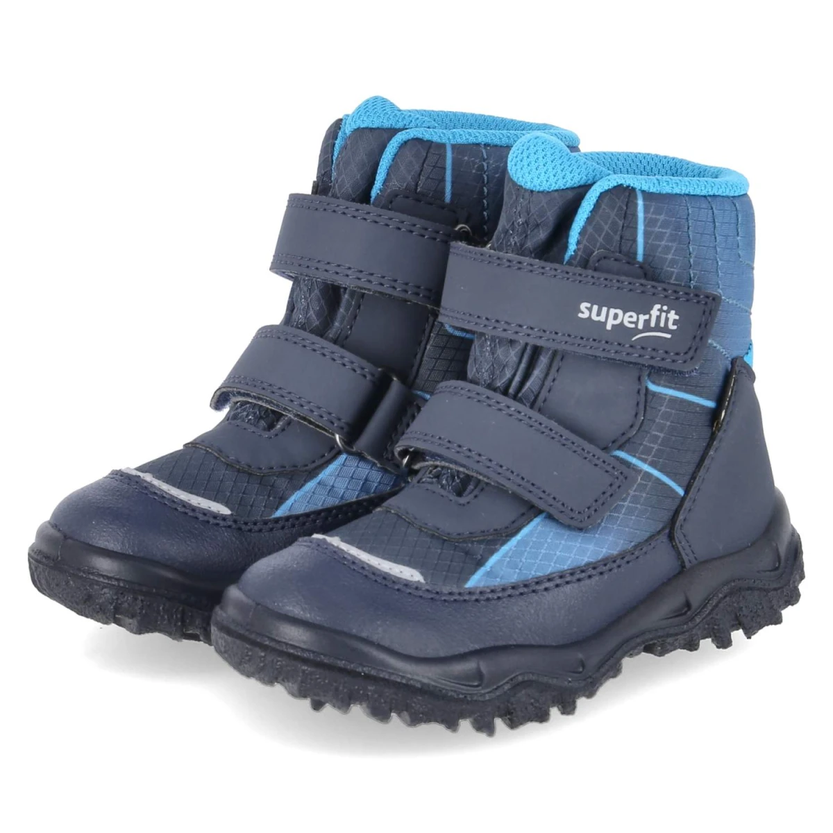 Winterstiefeletten HUSKY - BLAU/TÜRKIS