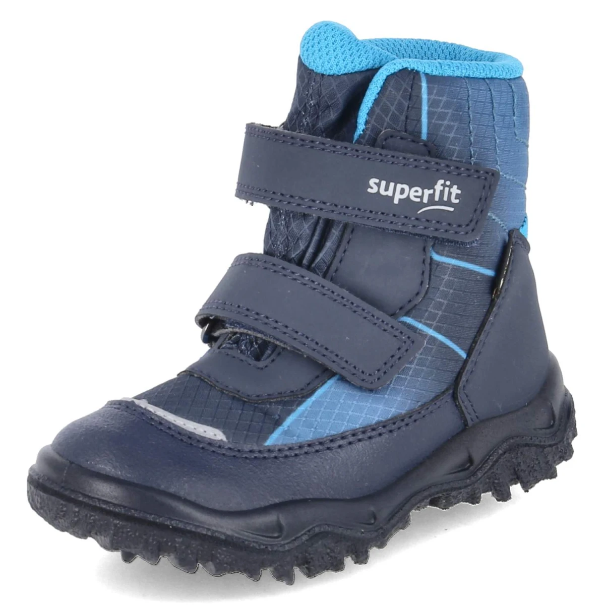 Winterstiefeletten HUSKY - BLAU/TÜRKIS