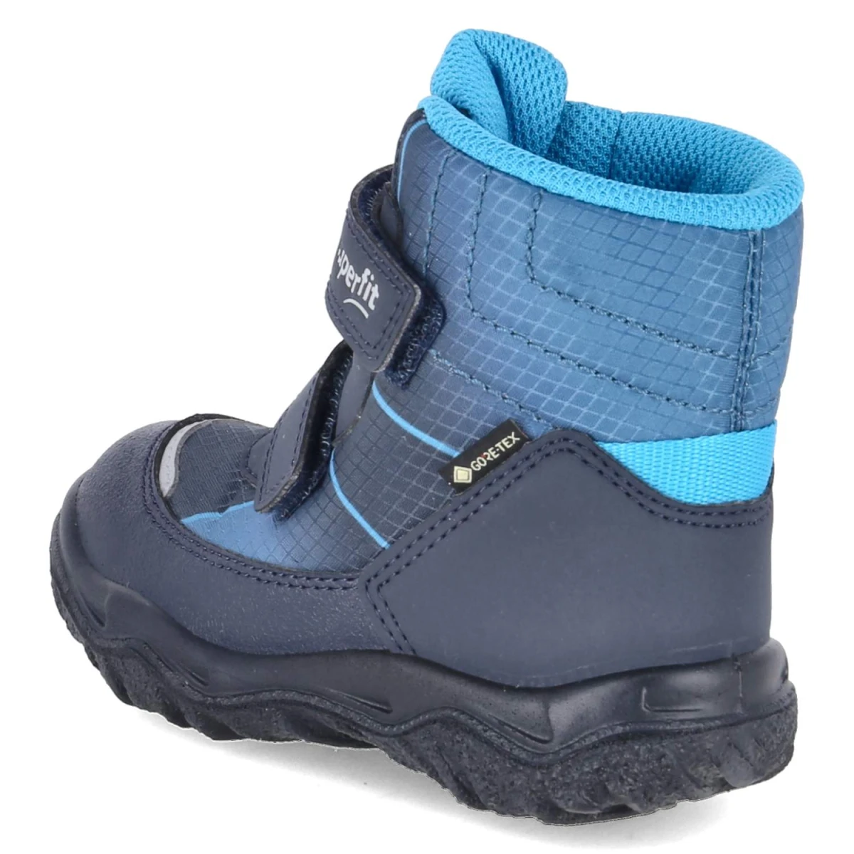 Winterstiefeletten HUSKY - BLAU/TÜRKIS