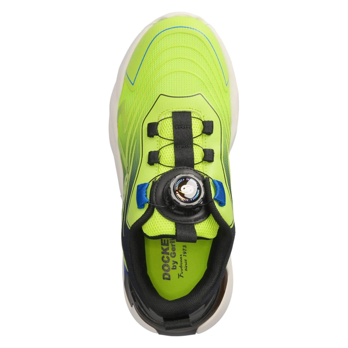 Low Sneaker - hellgrün/schwarz