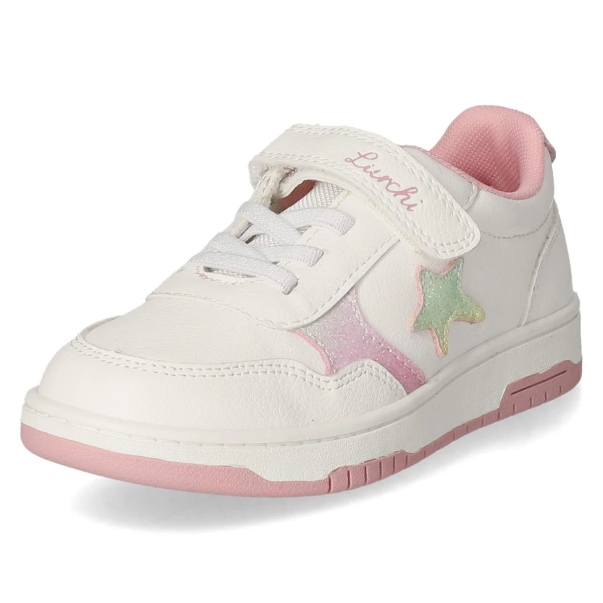 Klettschuhe GESINA - white-rainbow glitter