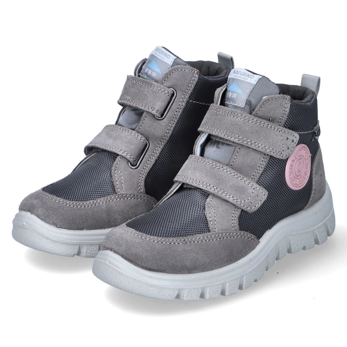 Klettstiefeletten GEMINAE - DARK GREY-ROSE
