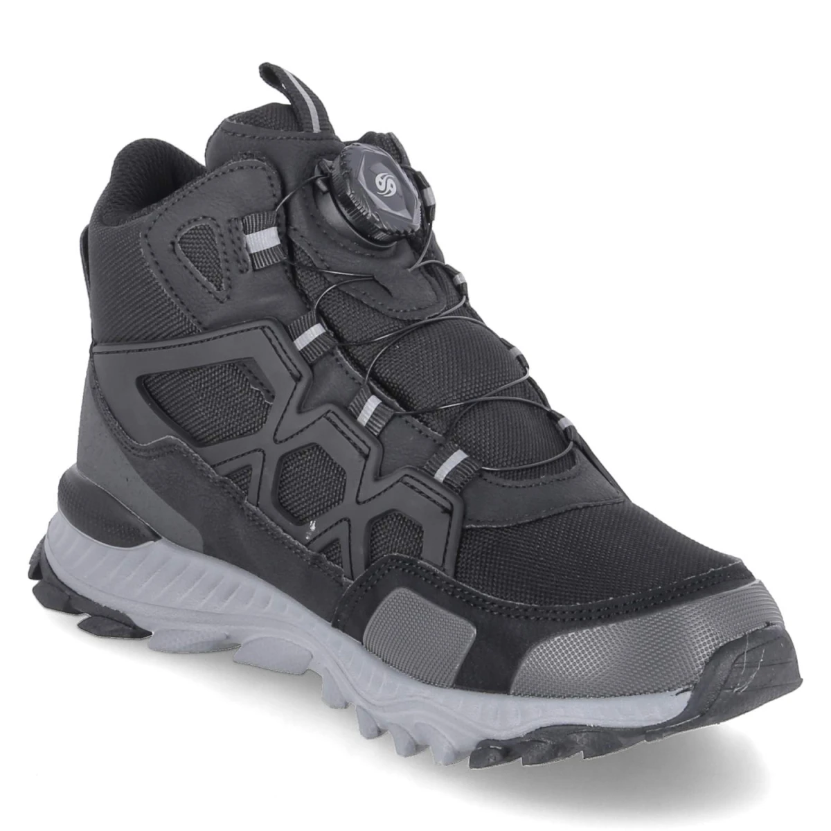 Winterstiefeletten - schwarz/grau