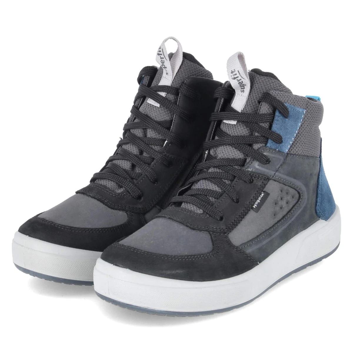 High Sneaker MAVERICK - GRAU/BLAU