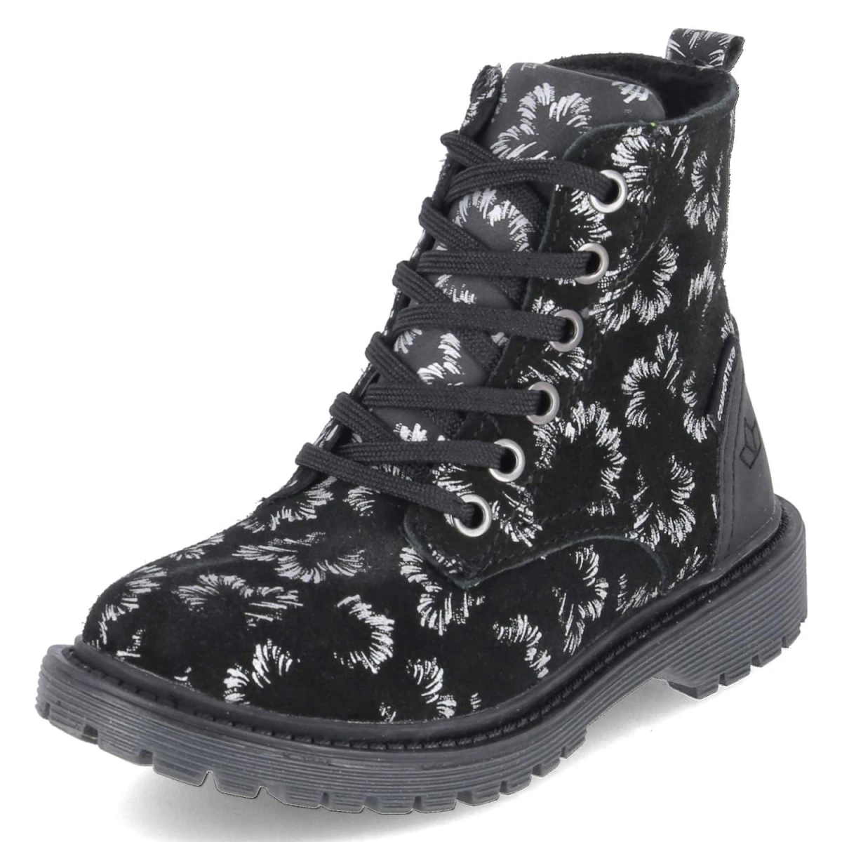 Schnürboots MALATI - schwarz/silber