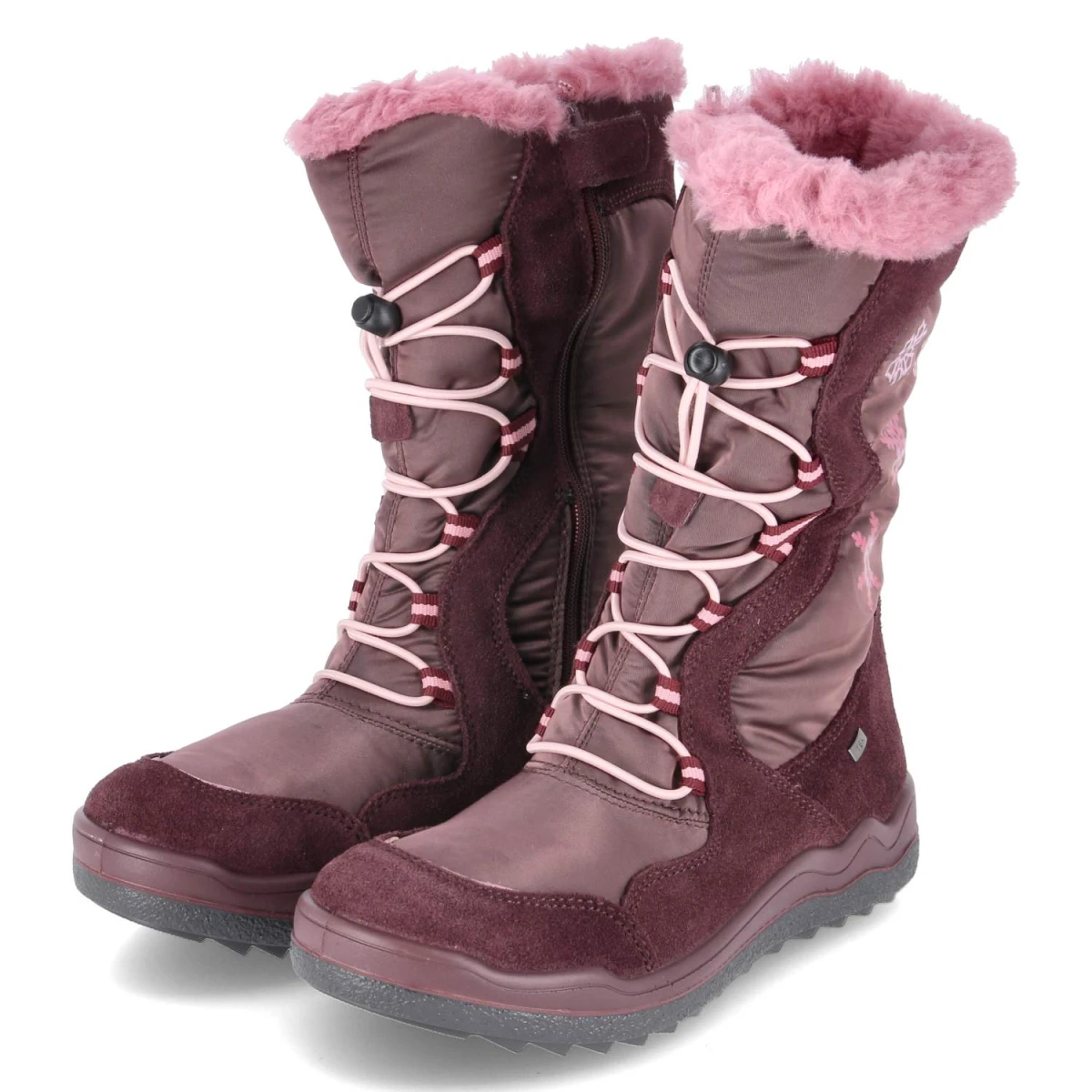 Snowboots - red wine/pink