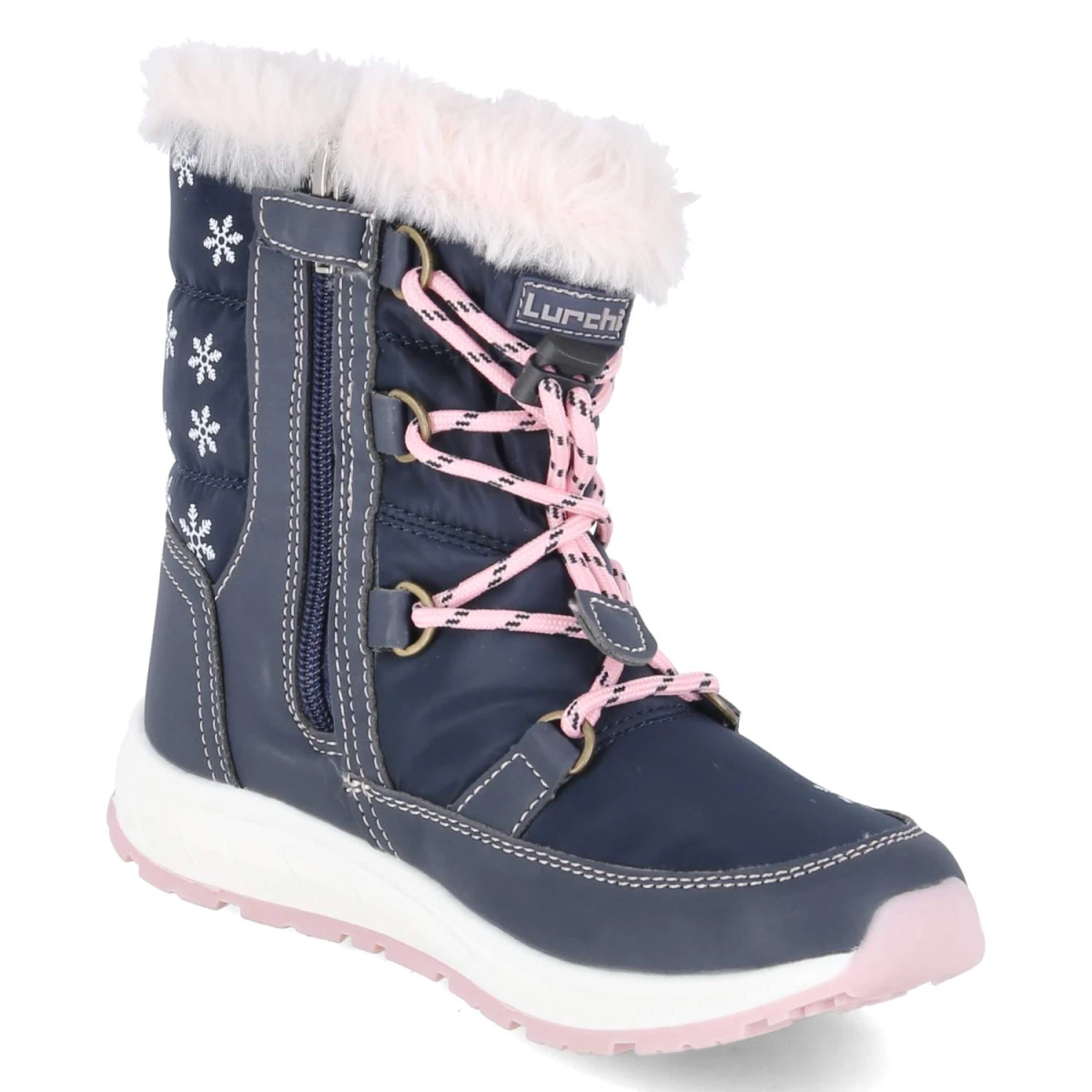 Winterstiefeletten ALBY TEX - navy-rose