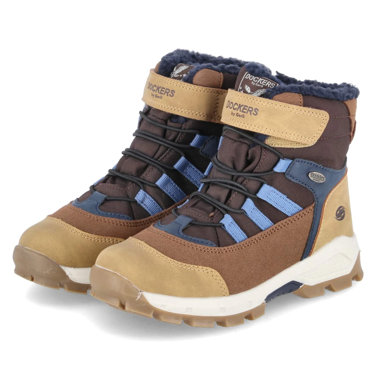 Winterstiefeletten - braun/multi