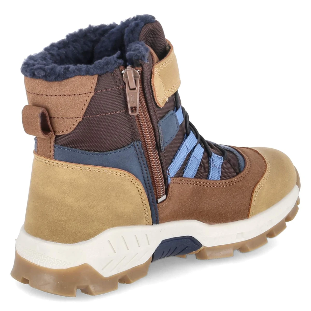 Winterstiefeletten - braun/multi