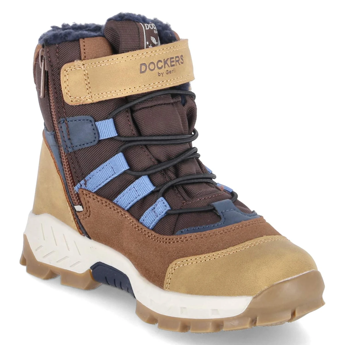 Winterstiefeletten - braun/multi