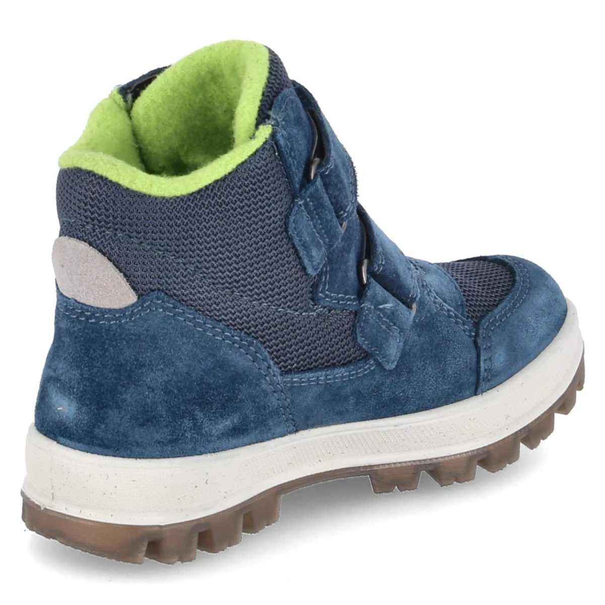Winterstiefeletten TEDD - BLAU/HELLGRÜN