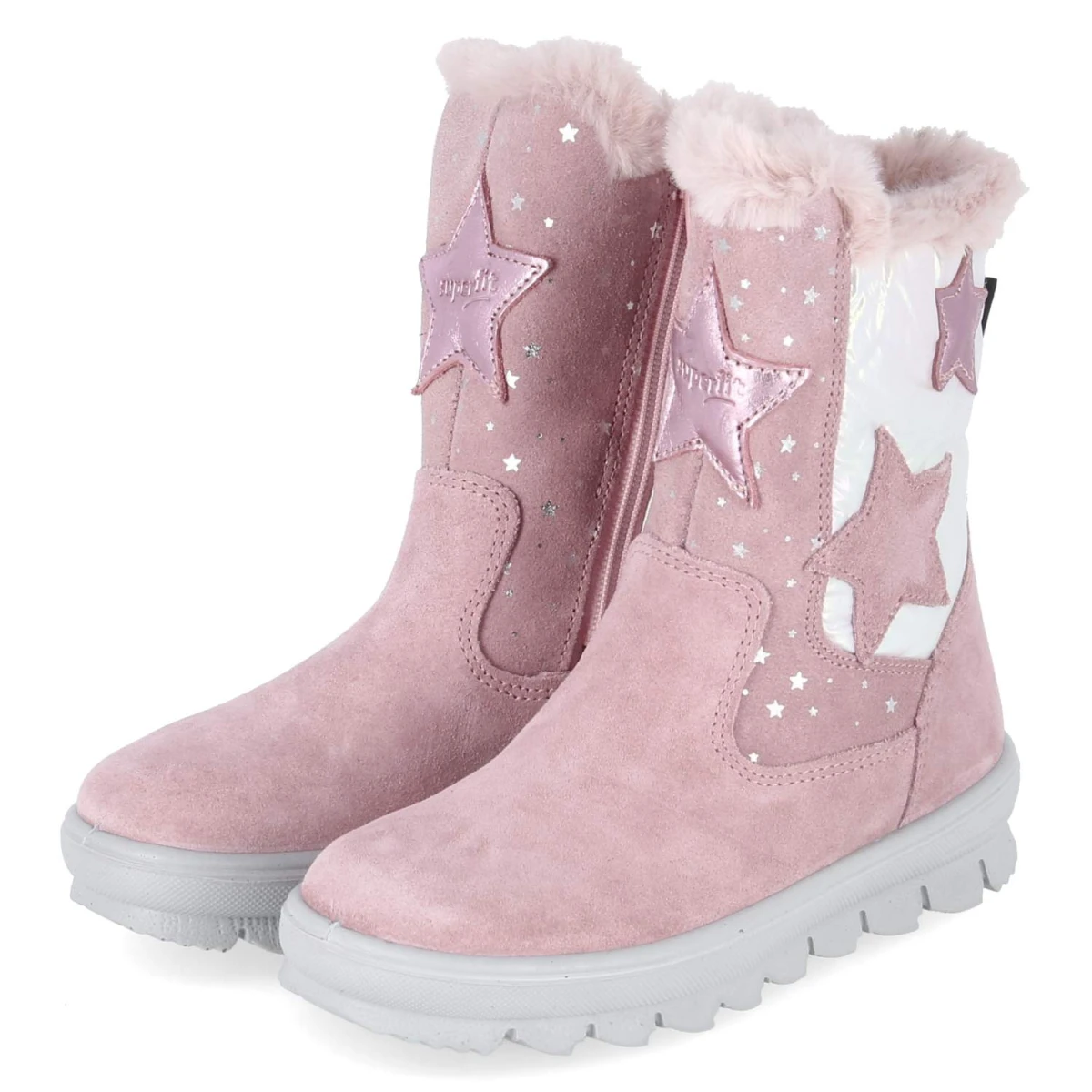 Winterstiefel FLAVIA - ROSA/WEISS